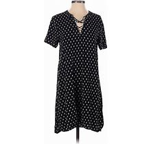 Old Navy Casual Dress: Black Polka Dots Dresses - Women's Size Small
