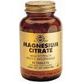 Solgar Magnesium Citrate - High Potency Highly Absorbable 60 Tablets