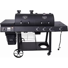 OKLAHOMA JOE's Rider Combo Gas And Pellet Grill In Black With 997 Sq. In. Cooking Space