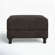 Birch Lane™ Walters Upholstered Ottoman - Ottomans In Black | Size 20.0 H X 31.0 W X 25.0 D In | B000313906_987307025