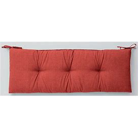 Large Bench Cushion, Red, Polyester