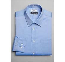 Jos. A. Bank Men's Slim Fit Point Collar Dress Shirt, Blue, 15 34/35