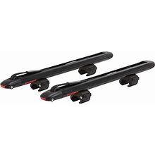 Yakima Supdawg Rooftop Car Vehicle Metal Mounted Stand Up Paddleboard And Surfboard Rack With Straps, Carries 2 Boards Up To 36 Inches Wide, Black