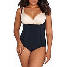 SPANX Plus Size Oncore Firm Control Open-Bust Bodysuit - Womens - Very Black - 2X - SPANX10129P