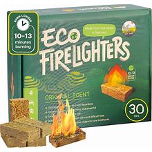 NAM TURAL Eco Fire Starter Bars For Charcoal, Chimney, Grill Pit, Fireplace, Campfire, BBQ & Smoker, Made From Rice Straw, Waterproof, Easy To Light