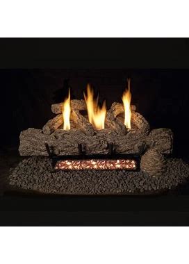 Real Fyre Live Oak Ventless Gas Log Set - Natural Gas - 24"