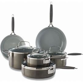 Food Network™ 10-Pc. Nonstick Ceramic Cookware Set, Grey, 10PC