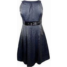 Vera Wang Lavender Label Dresses | Vera Wang Lavender Label Dress 6 Lined Slate Gray | Color: Blue | Size: 6