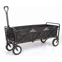 Mac Sports Xtender 52" Extra Long Collapsible Utility Storage Wagon Cart, Black