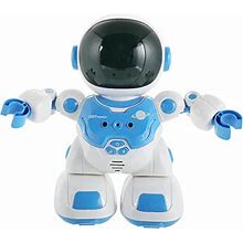 SPEES Electronic Robot Astronaut, Emulational Spaceman, Remote Control Robot Toy, Walking, Revolving, Dancing, Programming, Kids Gift, Blue