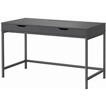 Ikea Alex Computer Desk With Drawers (Grey)