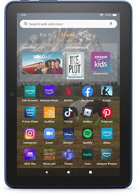 Amazon Fire HD 8 Tablet, 8" HD Display, 32 GB, 30% Faster Processor, Designed For Portable Entertainment, (2022 Release), Denim