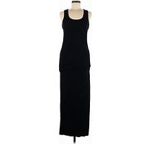 Venus Cocktail Dress - Bodycon Scoop Neck Sleeveless: Black Dresses - Women's Size Medium