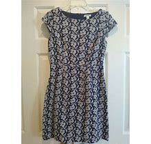 Old Navy Floral Embroidered Fitted Dress Dress Size 2