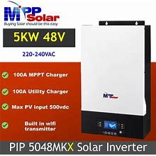 5048MKX MPP Solar Inverter 230V 48V 5000W MPPT PV 500V WIFI Zero Transfer Time