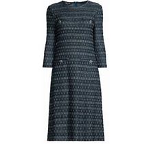 Misook Women's Tweed Knit Shift Dress - Size XL