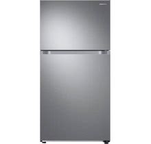 Samsung - 21.1 Cu. Ft. Top-Freezer Refrigerator With Flexzone - Stainless Steel