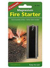 Magnesium Fire Starter Camping Hiking Compact Emergency Survival Gear Easy Use