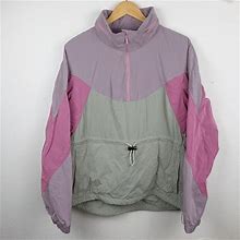 Lululemon Evergreen Anorak Women's Jacket Hooded Purple Pink Gray Size 12
