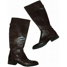 Sam Edelman Patton Brown Leather Riding Boots Size 6