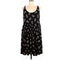 Torrid Casual Dress - Mini Scoop Neck Sleeveless: Black Dresses - Women's Size 3X Plus