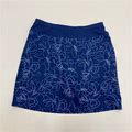Cypress Club Skirts | Cypress Club Navy Blue Floral 4 Pocket Skort Size S | Color: Blue | Size: S