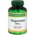 Nature's Bounty Magnesium 500Mg Value Size, Tablets - 200.0 Ea