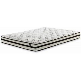 Calverson Full Platform Bed With Chime 8 Inch Firm Innerspring Mattress In A Box By Ashley, Mattresses > Ashley Sleep Mattresses > Chime Mattresses >