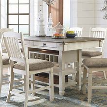 Ashley Bolanburg Engineered Wood Counter Height Dining Table In Two-Tone