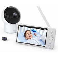 Eufy Video Baby Monitor 720P Security Camera & Audio 5"" LCD Display Night Vision