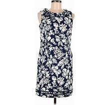 Talbots Casual Dress: Blue Dresses - Women's Size 6 Petite