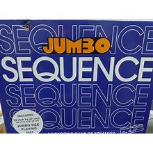 JUMBO SEQUENCE BOARD GAME - RETURNED ITEM, BOX WILL HAVE MINOR DAMAGE