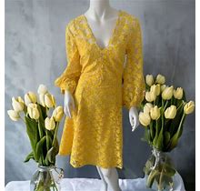 Lela Rose Bishop Mesh Dress Size 8 $1590.00