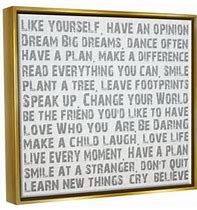 Trinx Like Yourself Inspirational Typography Wall Art Canvas Wall Art By Andrea James Canvas In Gray, Size 17.0 H X 21.0 W X 1.7 D In | Wayfair