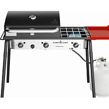 Camp Chef Big Gas Grill, 3 Burner Stove, Professional BBQ Grill Box (BB90L), Cooking Dimensions: 16 in X 38 in