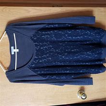 Dress Barn Tops | 3X Women Black Lace Top From Dressbarn | Color: Black | Size: 3X