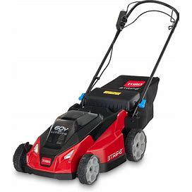 Toro Stripe 60-Volt Max 21-In Cordless Self-Propelled Lawn Mower 7.5 Ah (1-Battery And Charger Included) | 21623