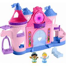 Little People Disney Princess Magical Lights Dancing Castle Toddler Playset - Multi-Color