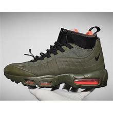 Nike Air Max 95 Sneakerboot Dark Loden Olive Green Infrared Mens Size 9 2015. Nike. Green. Athletic Shoes. 806809300.
