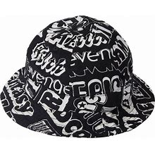 Supreme Hysteric Glamour Text Bell Hat Black