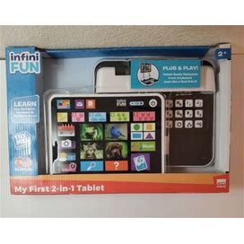 Infini Fun My First 2-In-1 Tablet Alphabet/Numbers & More Bilingual