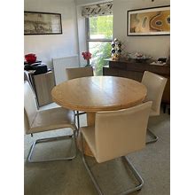 Vintage Extending Reed Base Dining Table