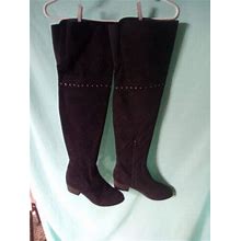 Thigh High Boots Size 8, Black,New,