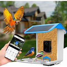 2PCS Bird Feeder With Camerabird Watching Camera Auto Capture Bird Videos & Motion Detection,Ideal Gift For Family