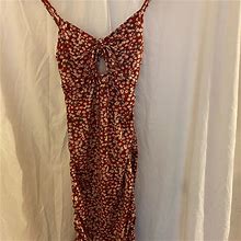 Shein Dresses | Beautiful Floral Dress | Color: Brown | Size: Xs