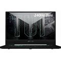 Asus TUF Dash 15 Gaming & Entertainment Laptop (Intel I7-11370H 4-Core, 15.6" 240Hz Full HD (1920X1080), Nvidia RTX 3070, 24Gb Ram, 2TB Pcie Ssd, Back