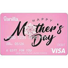 $200 Vanilla Egift Visa® Virtual Account - Mother's Day