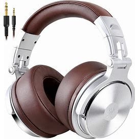 Over Ear Headphone, Wired Premium Stereo Sound Headsets With 50mm Driver, Foldable Comfortable Headphones With Protein Earmuffs And Shareport For