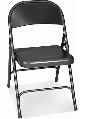 Deluxe Folding Chair - Black - ULINE - Qty Of 4 - H-2227BL