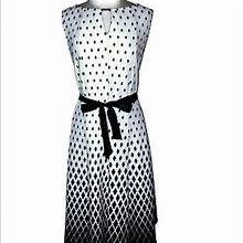 Haani Dresses | Haani New York Diamond Dot Dress | Color: Black/White | Size: 3X